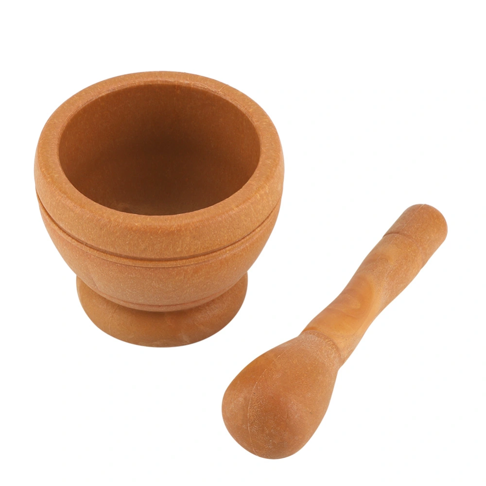 Manual Plastic Garlic Grinder Spices Herbs Mortar Pestle Set Grinding Bowl Kitchen Tool(#2)