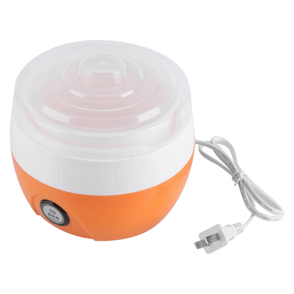 220V 1L Electric Automatic Yogurt Maker Machine Yoghurt DIY Tool Plastic Container CN Plug (Orange)