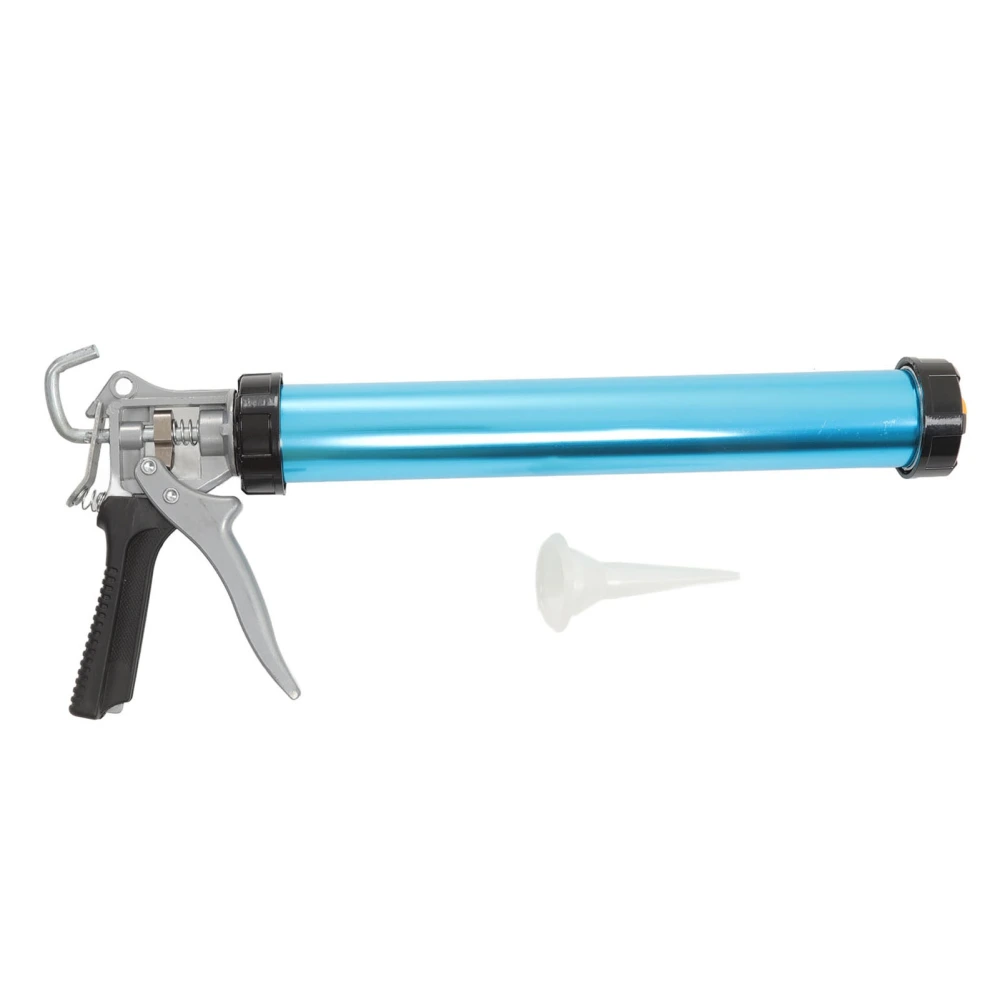 Professional Hand Caulking Gun Drip Free Aluminum Effort Saving Rotatable Handle Heavy Duty Sealant Gun