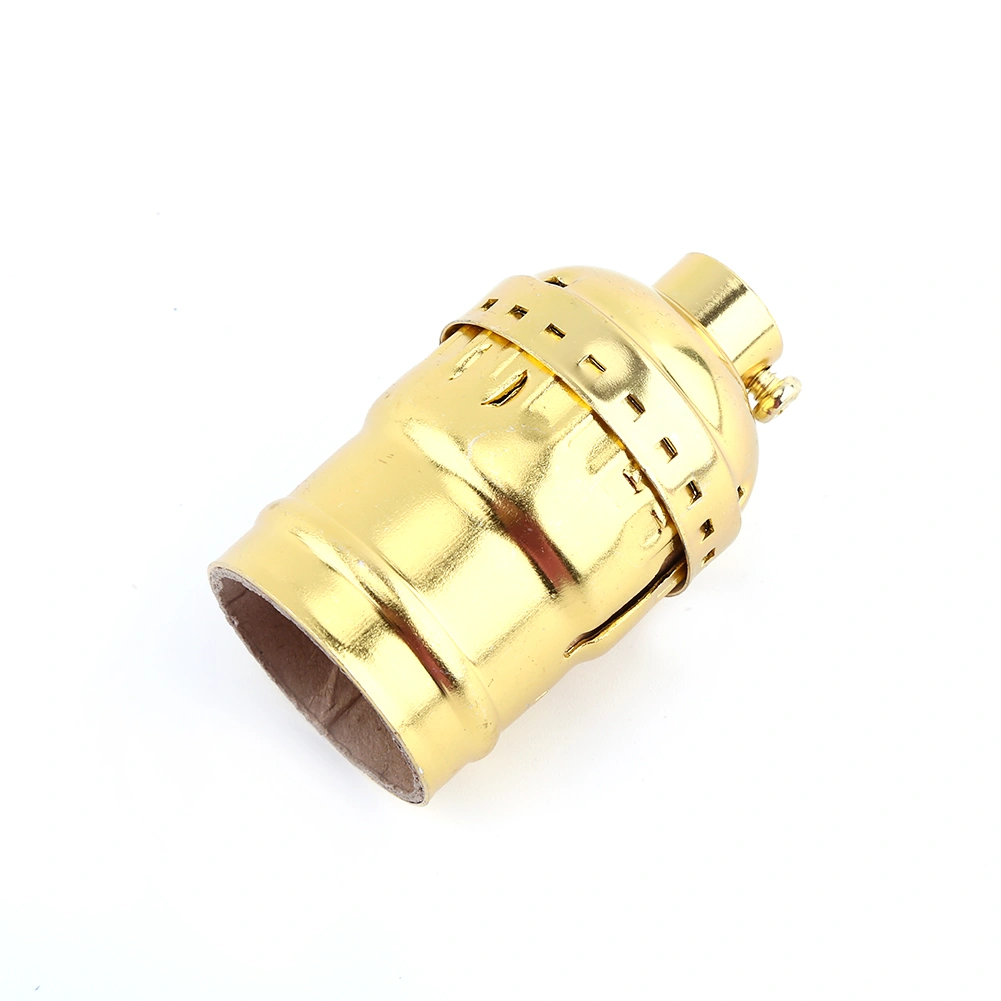 Retro E27 Bulb Stand Lamp Holder Socket Lighting Screw Gold Without Switch And Wire
