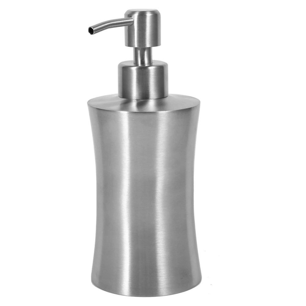 304 Stainless Steel Bathroom Shower Pump Lotion Dispenser Liquid Bottle (400ml)