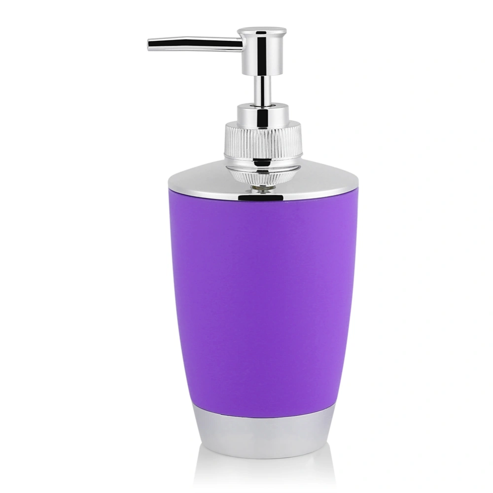 4Pcs/Set Bathroom Suit Accessories Includes Cup Toothbrush Holder Soap Dish Dispenser Purple