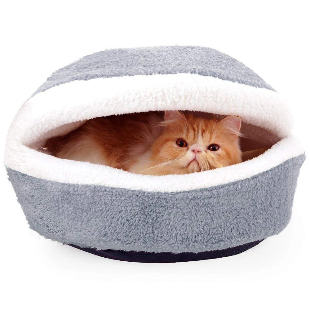 Detachable Burger Shape Cat Kennel Sleeping Bed Nest Pet House Supplies