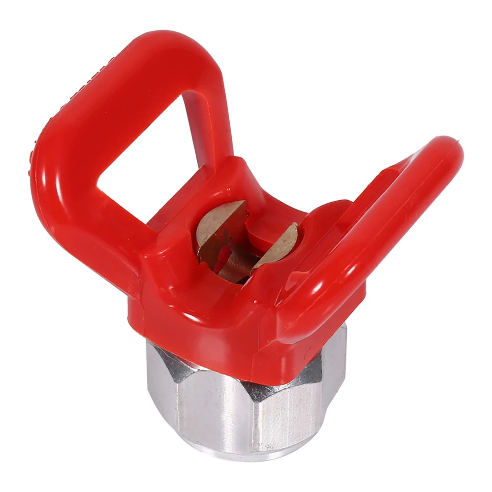 Airless Paint Spray Sprayer Gun Tip Guard Nozzle Seat Replacement Universal Tool Red New