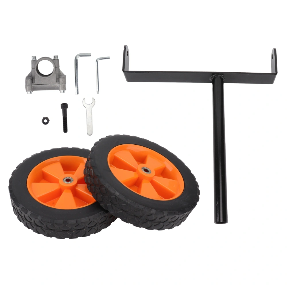 String Trimmers Adjustable Auxiliary Wheel Electric Brush Cutter Support Wheel Attachment for 26mm 28mm Axle Tubes Lawn Mowers