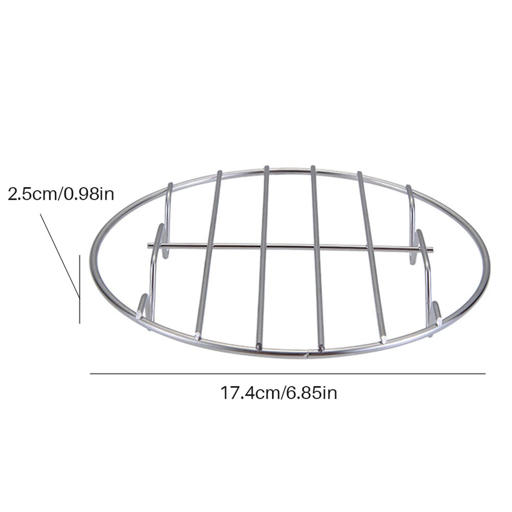 Stainless Steel Trivet Rack Stand Heavy Duty Pressure Cooker Steam Rack Cooking Stand