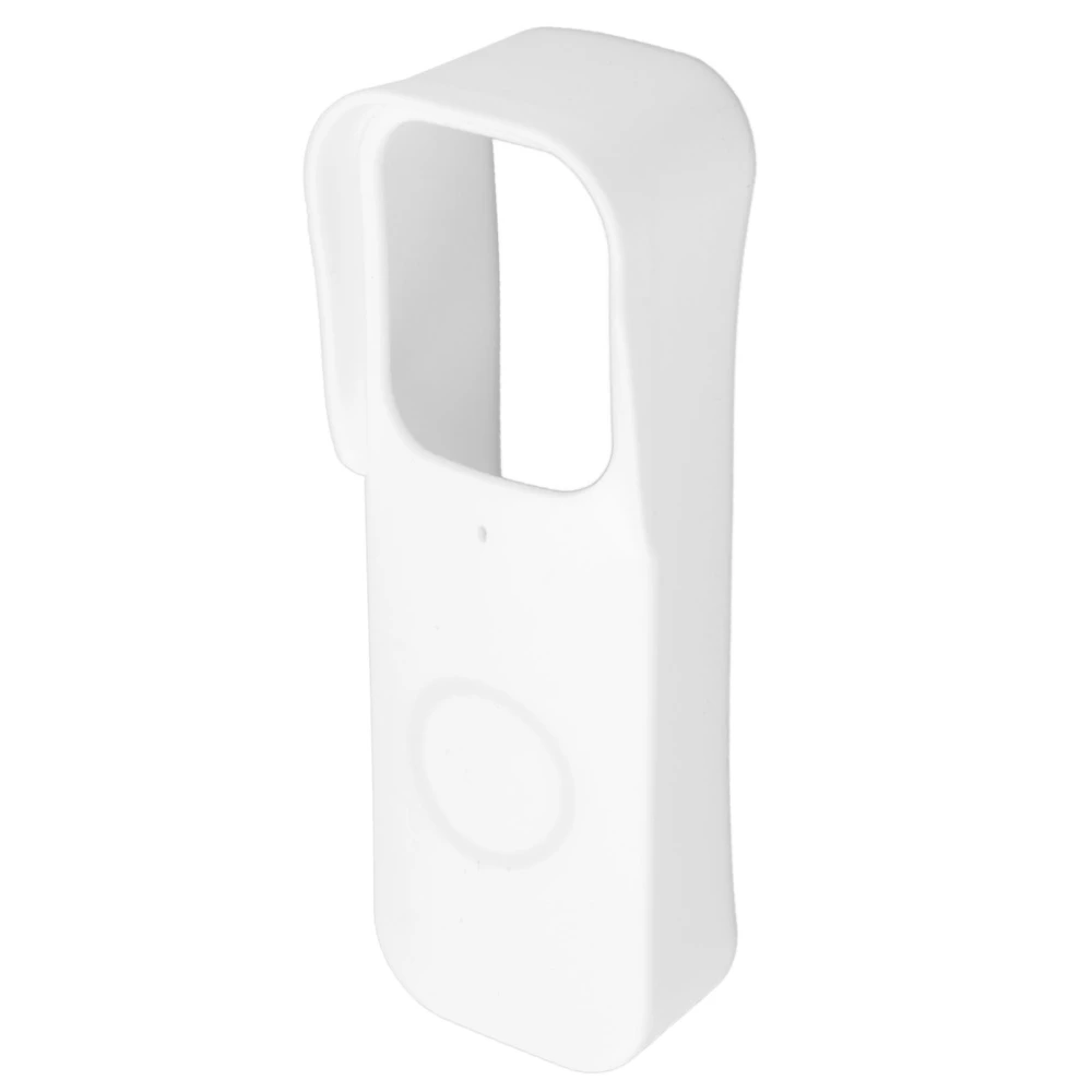 Doorbell Protective Cover Dustproof Protective Silicone Doorbell Cover Case for Blink A363 White