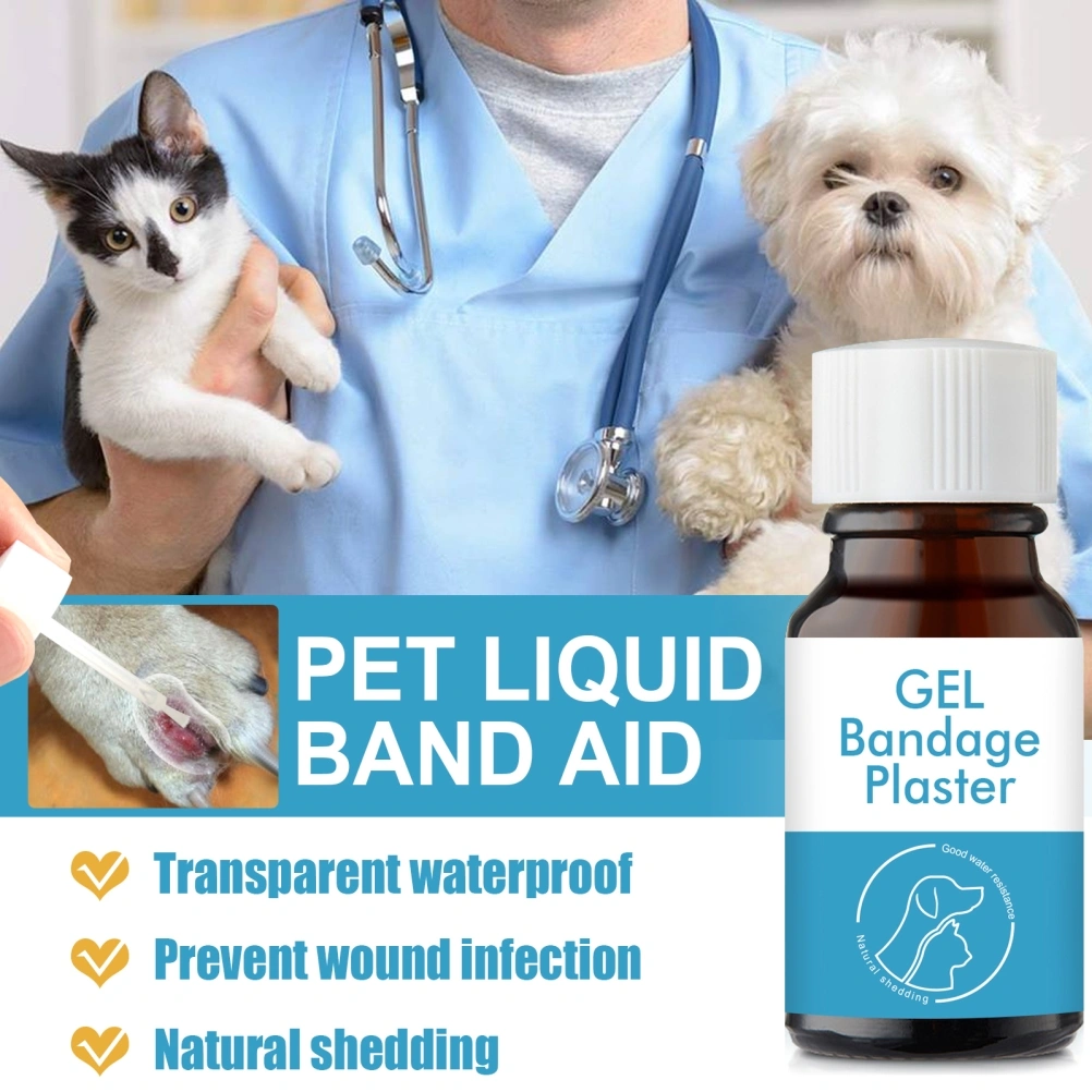 Pet Liquid Bandage Liquid Skin Glue Portable Waterproof Protective Wound Healing Gel
