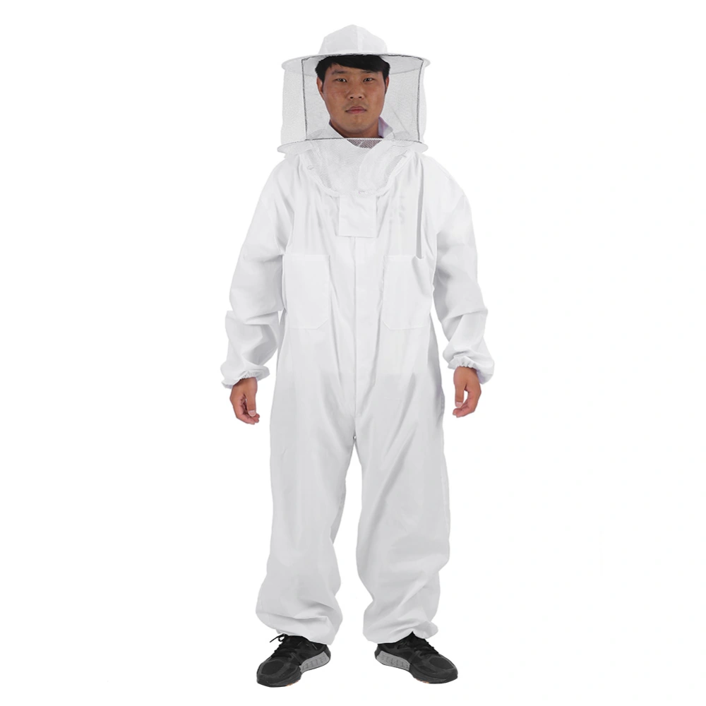 Professional Beekeeping Protective Equipment Bee Keeping Full Body Beekeeper Suit Hat L