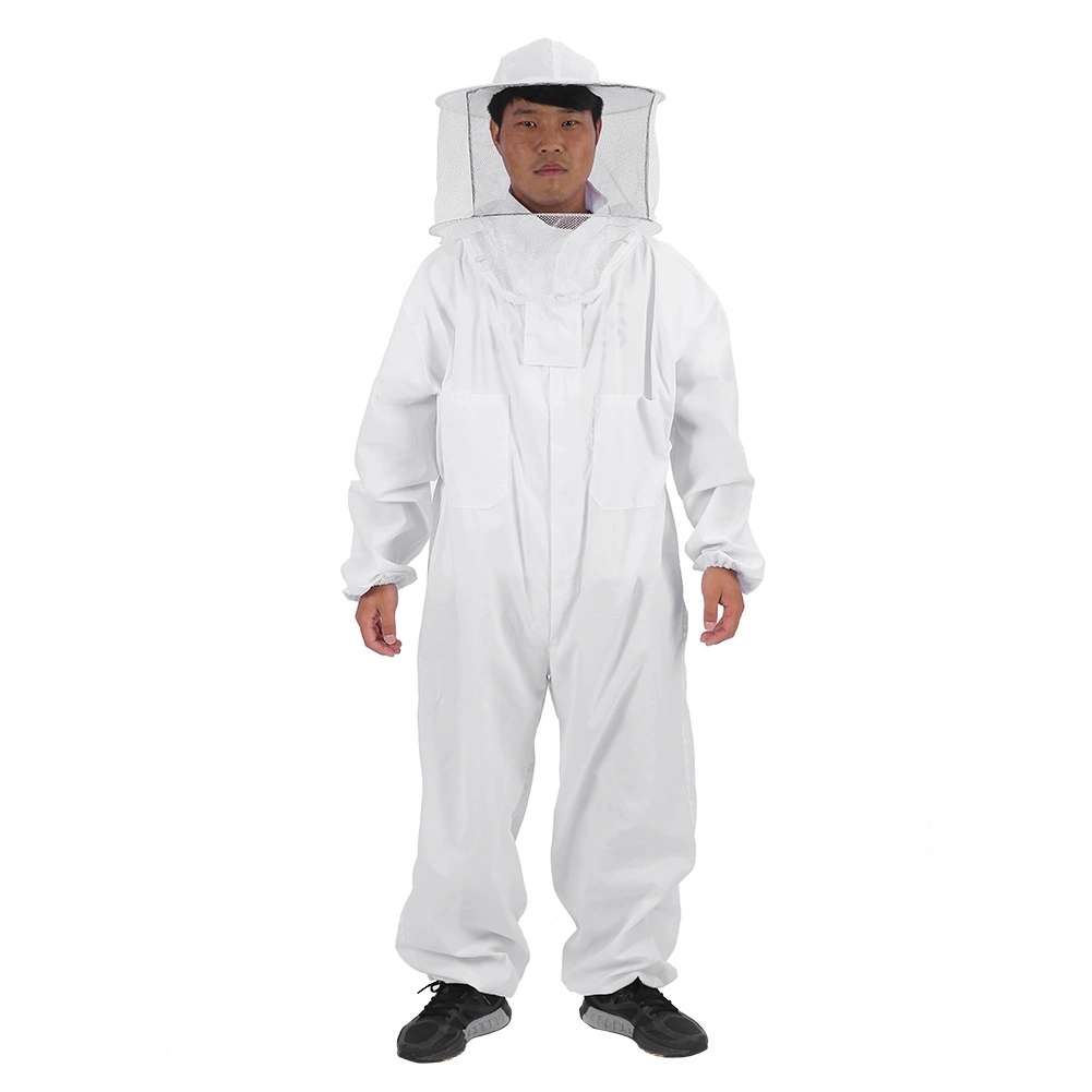 Professional Beekeeping Protective Equipment Bee Keeping Full Body Beekeeper Suit Hat XXL