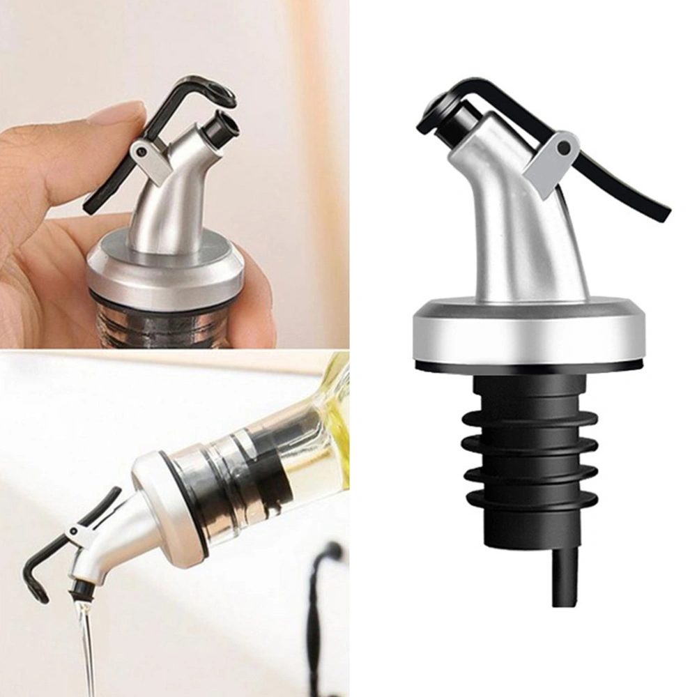 Oil Bottle Leak Proof Bottle Flip Cover Kitchen Oil Pour Spouts Bottle Dispenser