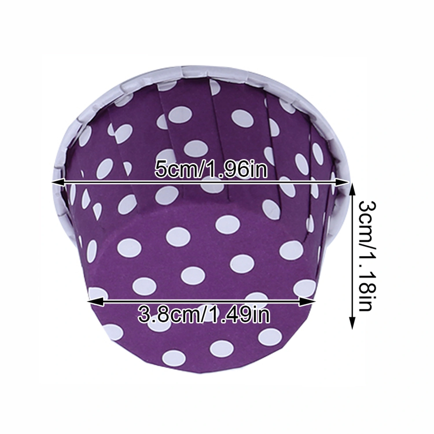 100pcs Paper Cake Cupcake Liner Case Wrapper Muffin Baking Cup for Party Wedding Purple