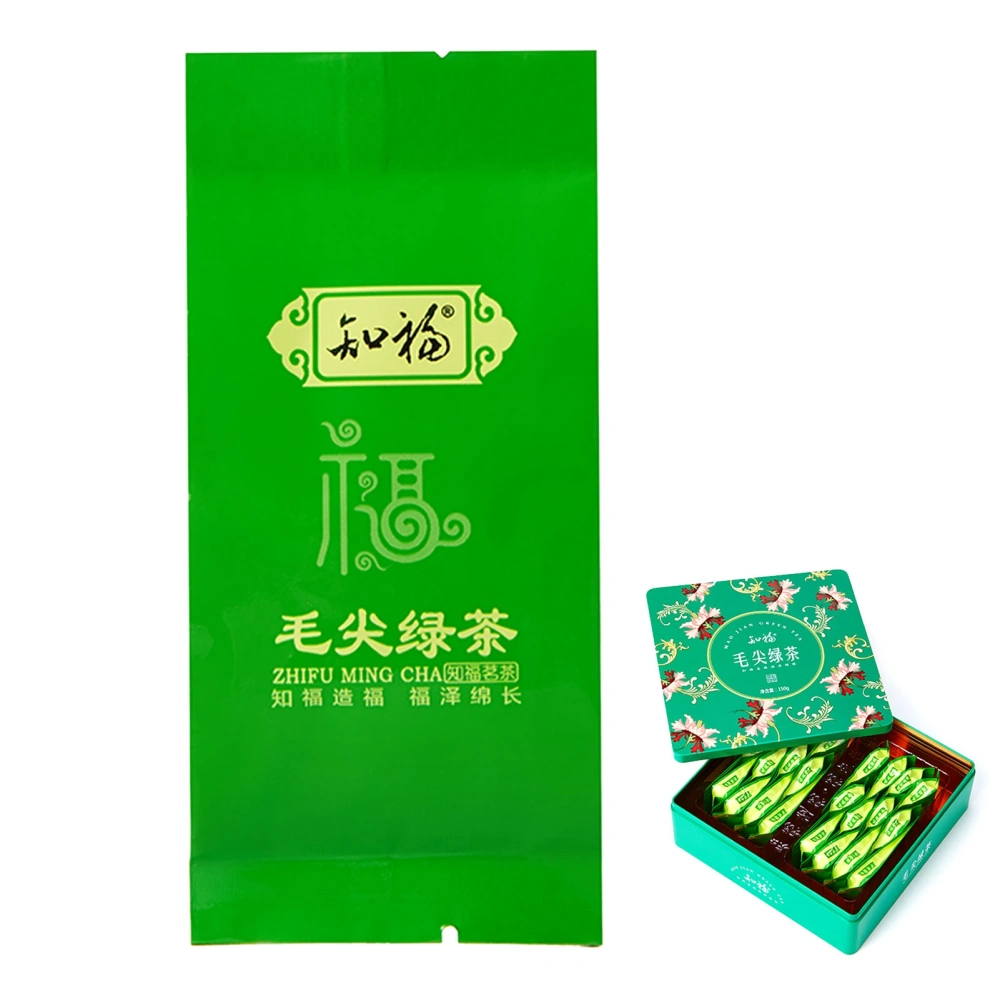 1 Box Green Tea Pure Natural Long Strip Shape Chinese Maojian Green Tea 150g Green Tea Gift Box