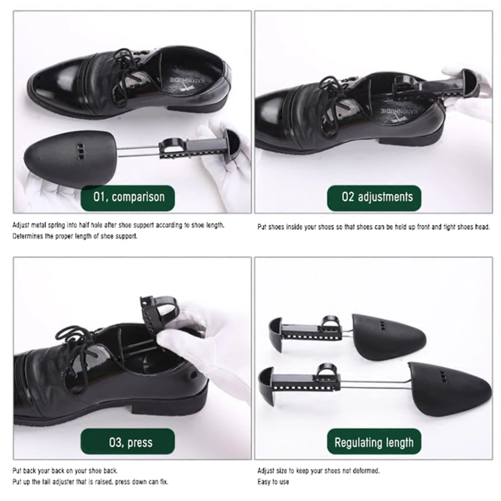 1 Pair Plastic Shoe Stretcher Adjustable Anti Wrinkle Shoes Support Expand Shoe Stereotype for Men