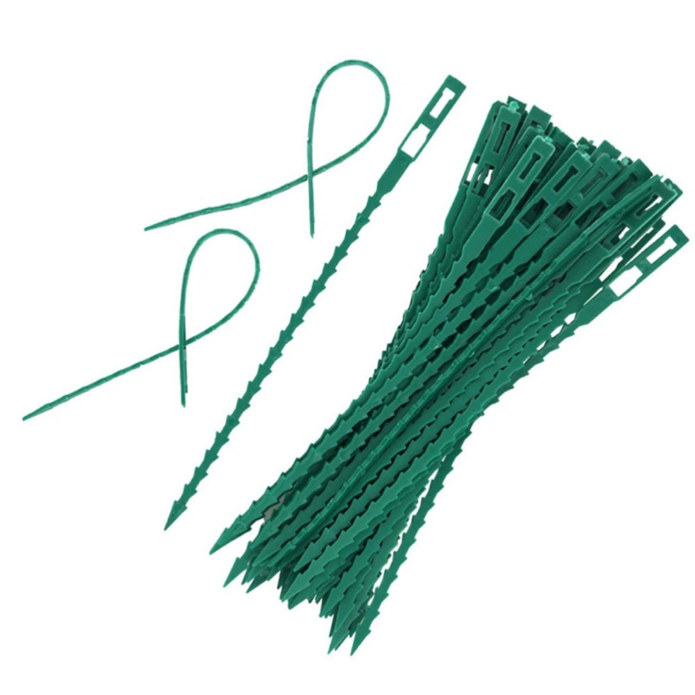 50Pcs Adjustable Garden Plant Twist Ties Flexible Plastic Gardening Grips Plant Support Ties