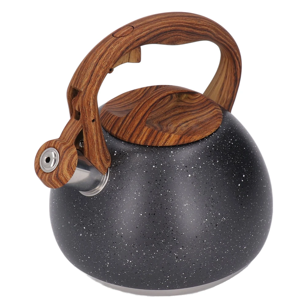 Whistling Tea Kettle 3L Large Capacity Fast Heating Stainless Steel Whistling Kettle with Ergonomic Handle for Home