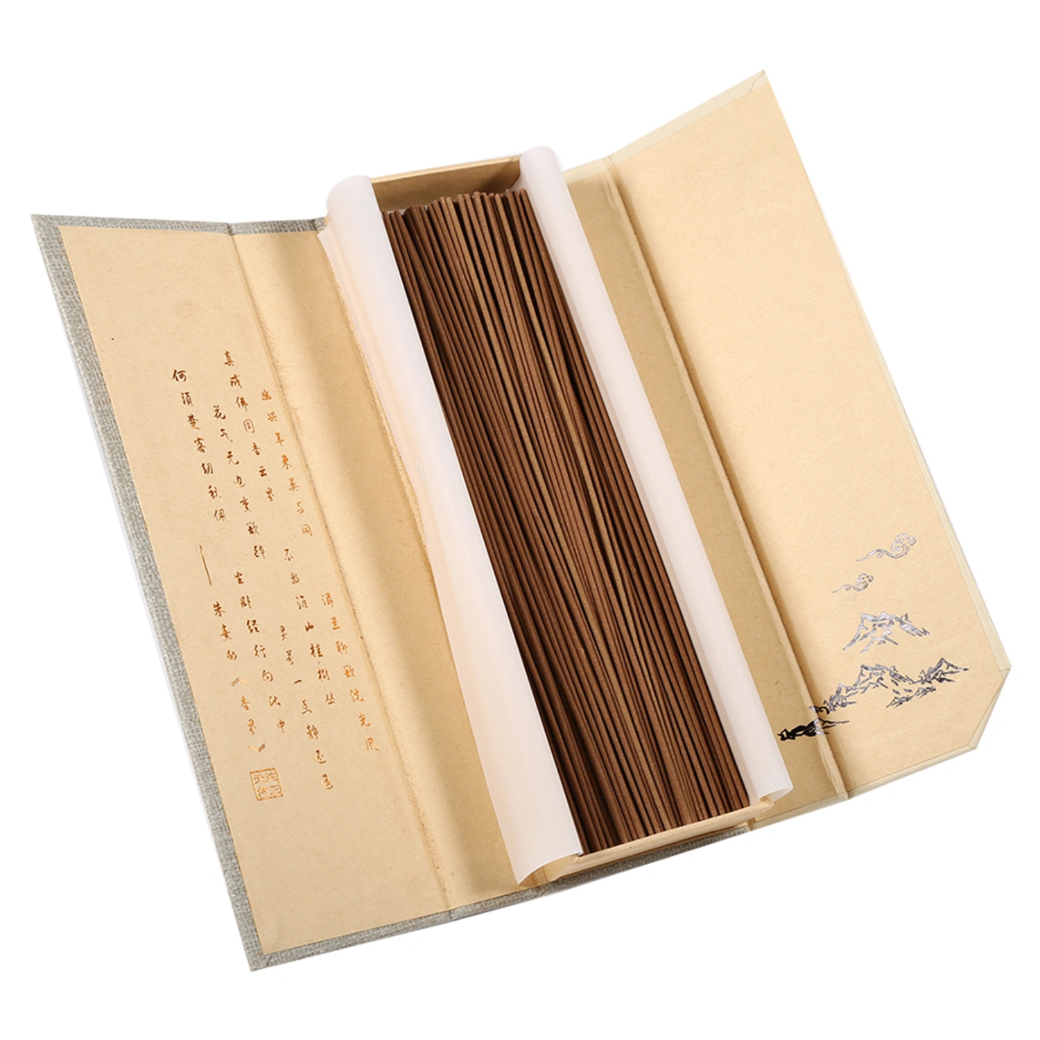 180Pcs pack Oriental Buddha Buddhist Aroma Nature Incense Sticks Case Sandalwood for Home #2