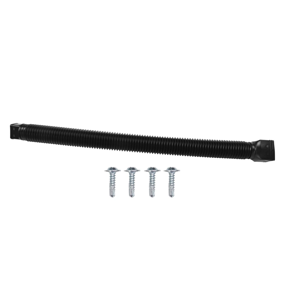 Downspout Extender Retractable Rain Gutter Drainage Pipe Down Spout Drain Extensions Black