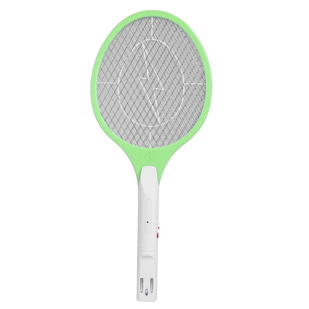 Cordless Rechargeable Electric Fly Mosquito Swatter Bug Zapper Racket Insects Killer Green
