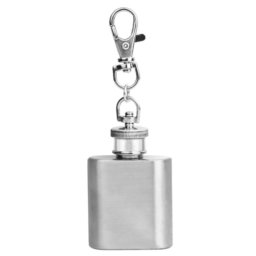 Mini Stainless Steel Hip Flask Alcohol Flagon with Keychain Portable Mini Alcohol Hip Flask Accessories Drinkware Bottles