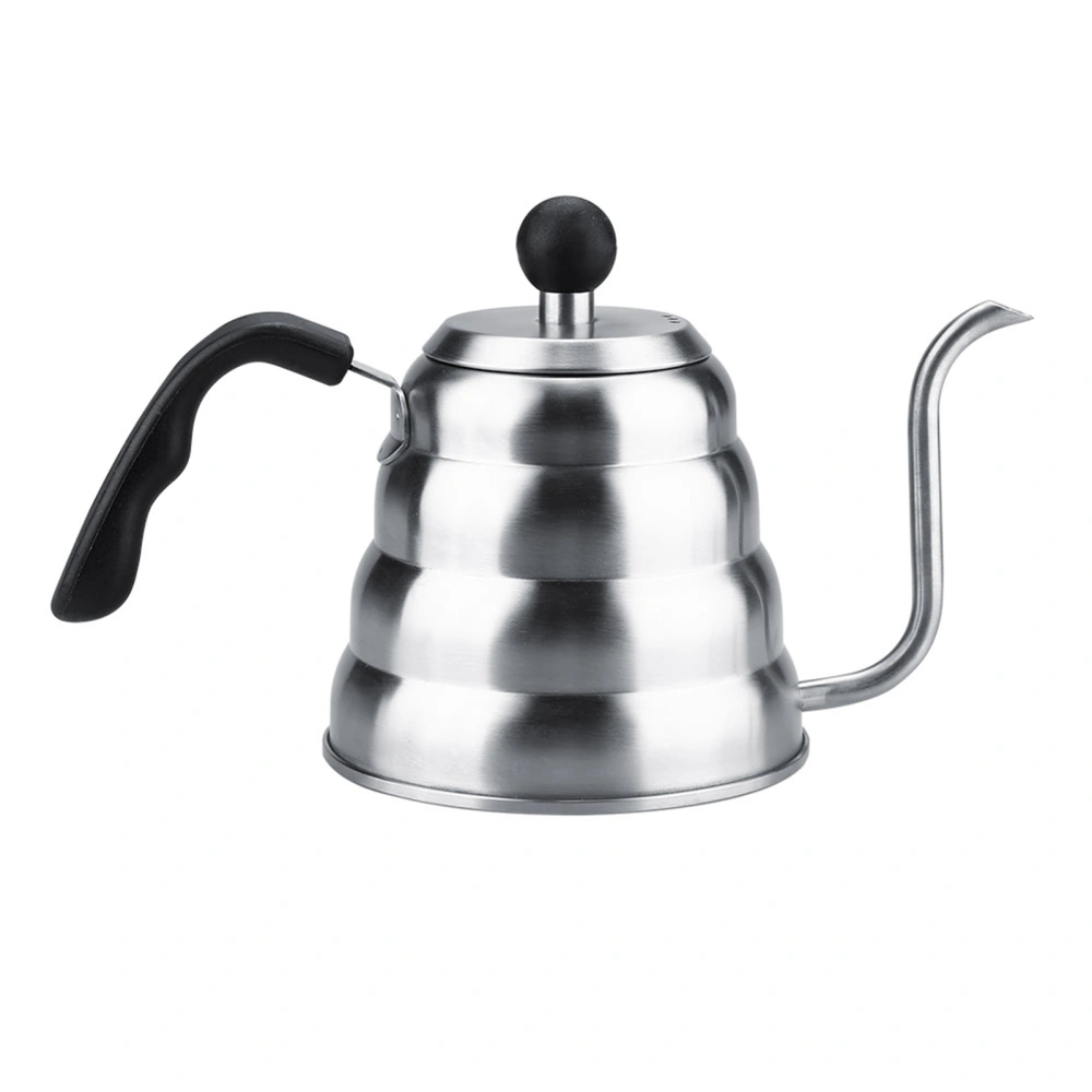 1.2L 304 Stainless Steel Pour Over Coffee Gooseneck Kettle Teapot for Home Cafe