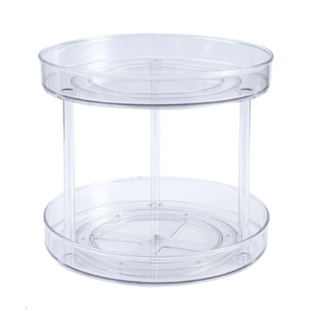 Transparent Kitchen Turntable Spice Organizer Rotatable Pantry Food Storage Container for Kitchen Cabinets