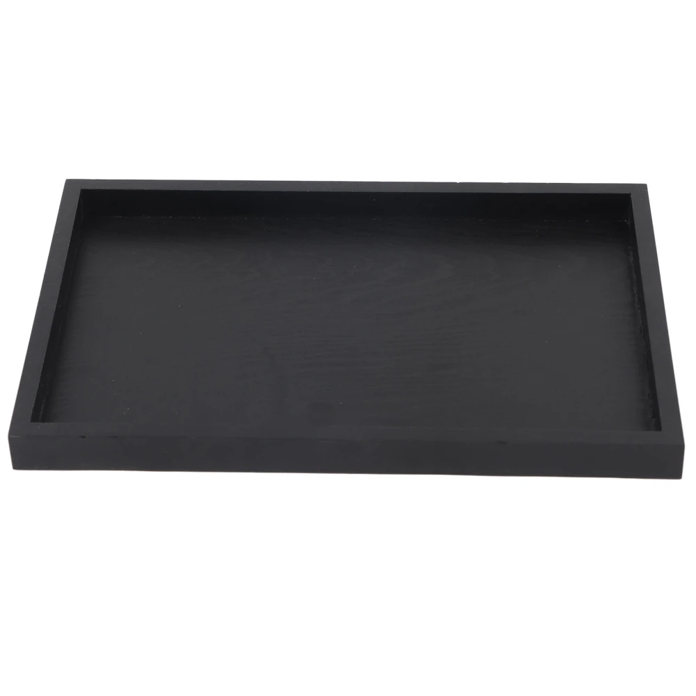 Rectangle Shape Solid Wood Tea Coffee Snack Food Serving Tray Plate Restaurant Trays 22*12*2cm