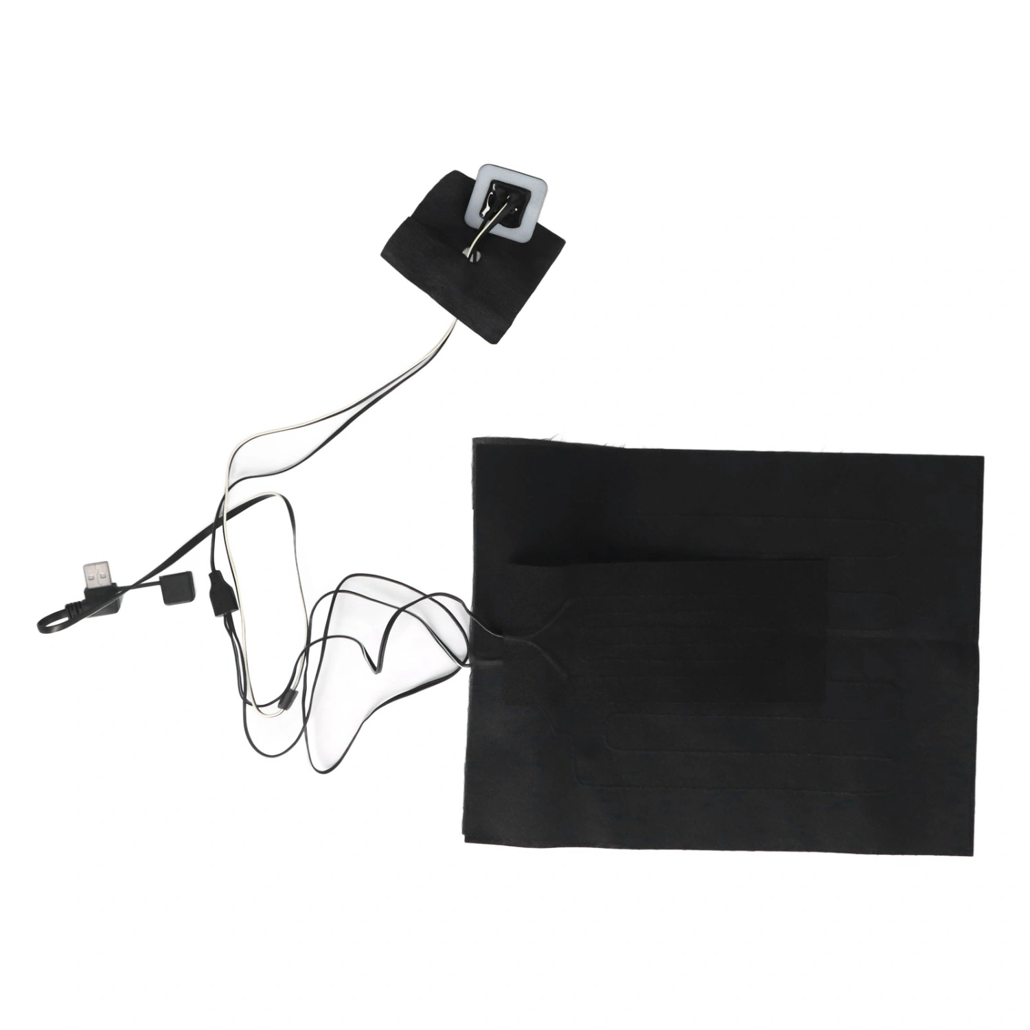 2 in 1 Electric Heating Pad with 3 Gear Adjustable Temperature Waterproof USB Power Heating Warmer Pad For Vest Jacket