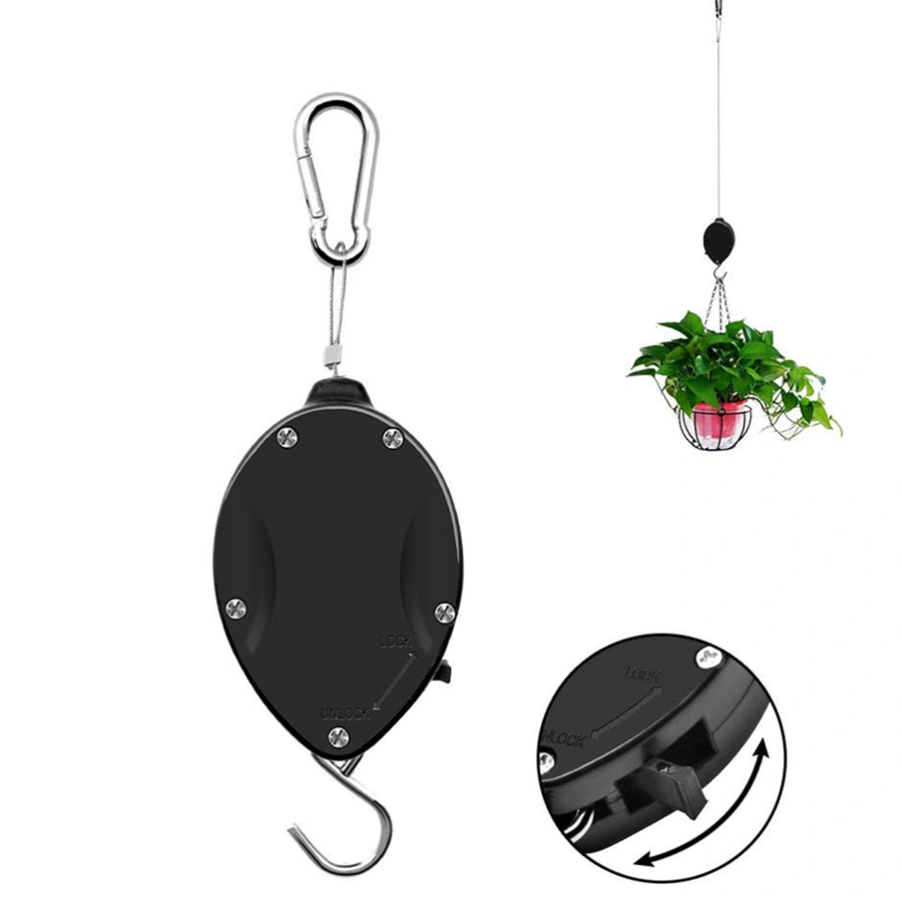 Retractable Plant Pulley Adjustable Plant Hanger Hanging Flower Hook