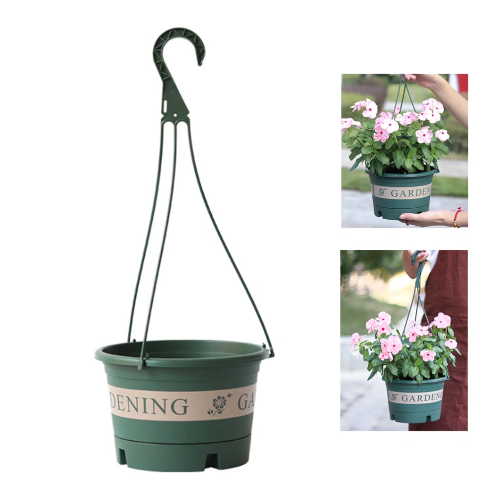 Garden Hanging Pot Plastic Hanging Flower Pot Plant Hanger with Hook