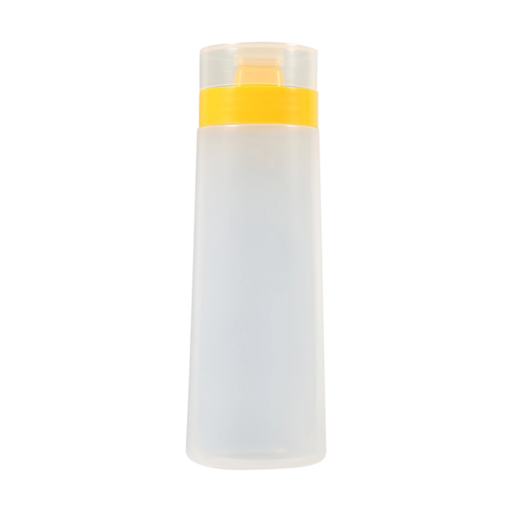 4‑Hole Squeeze Type Sauce Bottle Safe Resin For Ketchup Jam Mayonnaise Olive Oil Yellow/Red