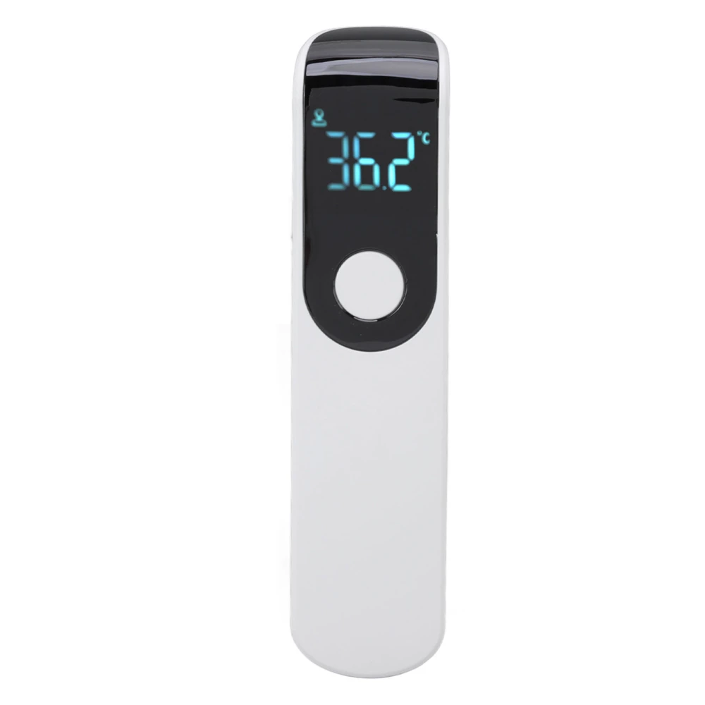 Infrared Temperature Gun Touchless Portable Hand Held Digital Forehead Thermometer for Hotels Home White