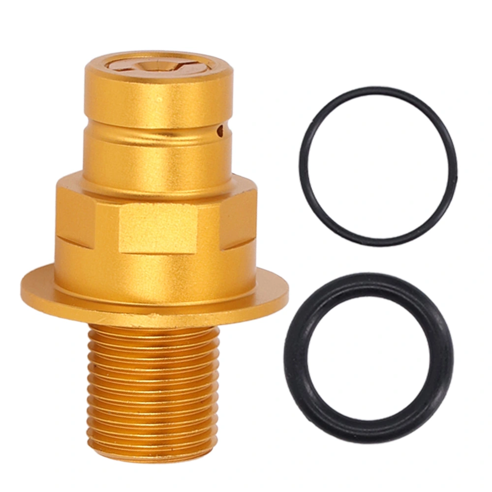 CO2 Adapater Copper Soda Machine Connector Adapter for Terra for Art Quick Connect Machines Gold M18x1.5