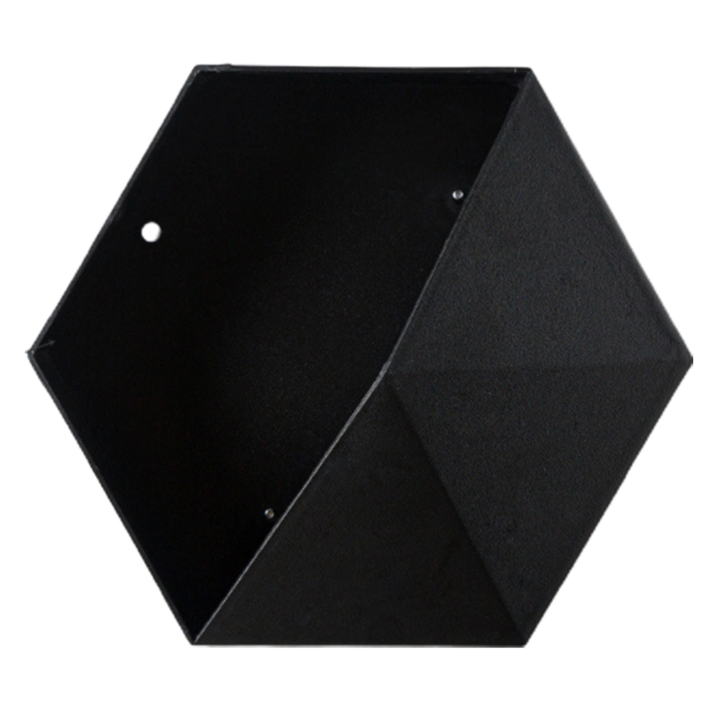 Hexagonal Wall Shelf Geometric Hexagonal Storage Shelf Simple Geometric Wall Floating Shelf