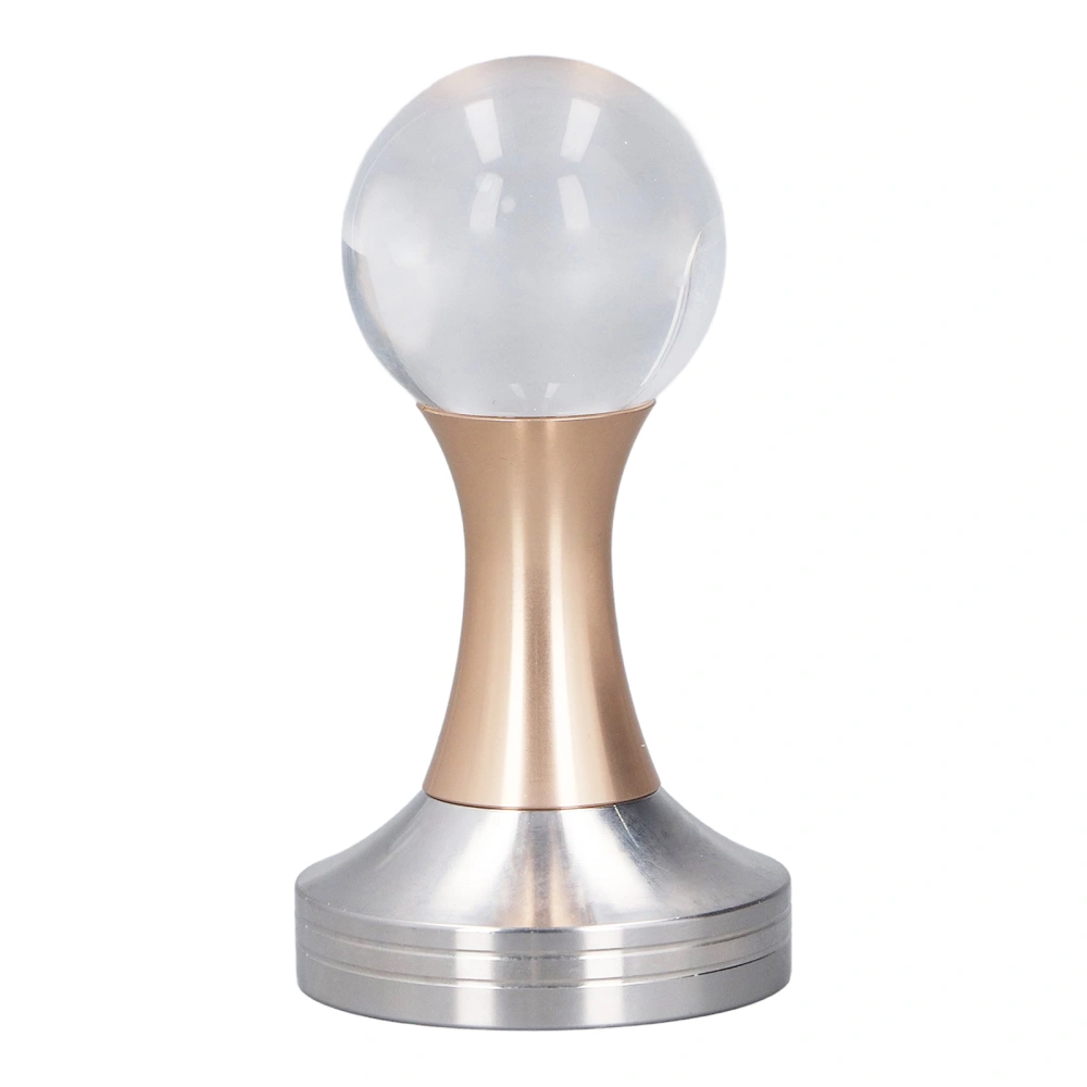 Rose Gold Crystal Ball Coffee Powder Tamper Stainless Steel Coffee Press Hammer Grinder 51mm