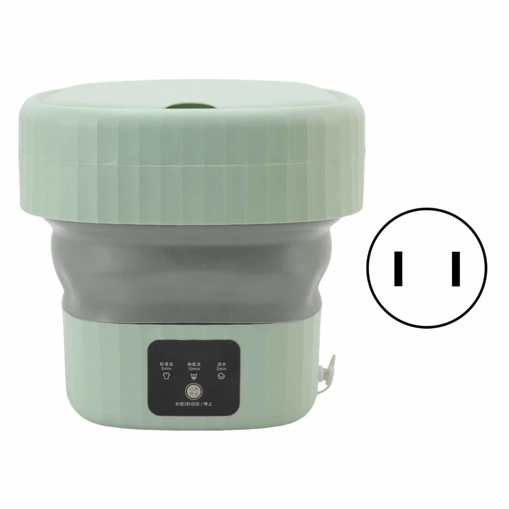 6L Folding Bucket Washing Machine Portable Mini Foldable Washing Machine for Socks Underwear 100‑240V