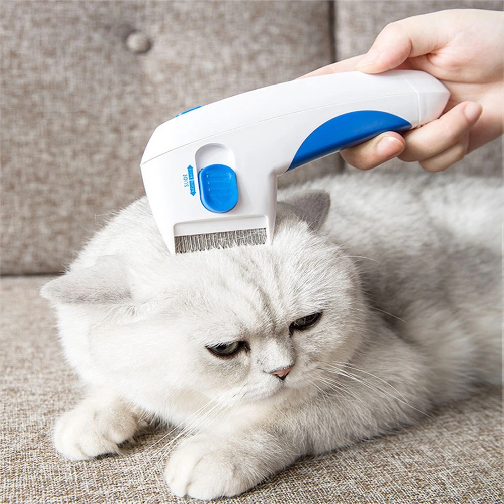 Electric Dog Flea Comb Pet Flea Fly Trap Comb Fleas Removal Tool