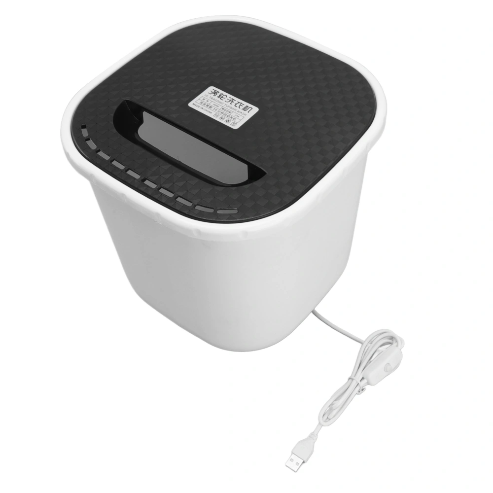 6L Mini Washing Machine Forward and Reverse Rotation USB Power Supply Automatic Power Off Portable Mini Underwear Washer