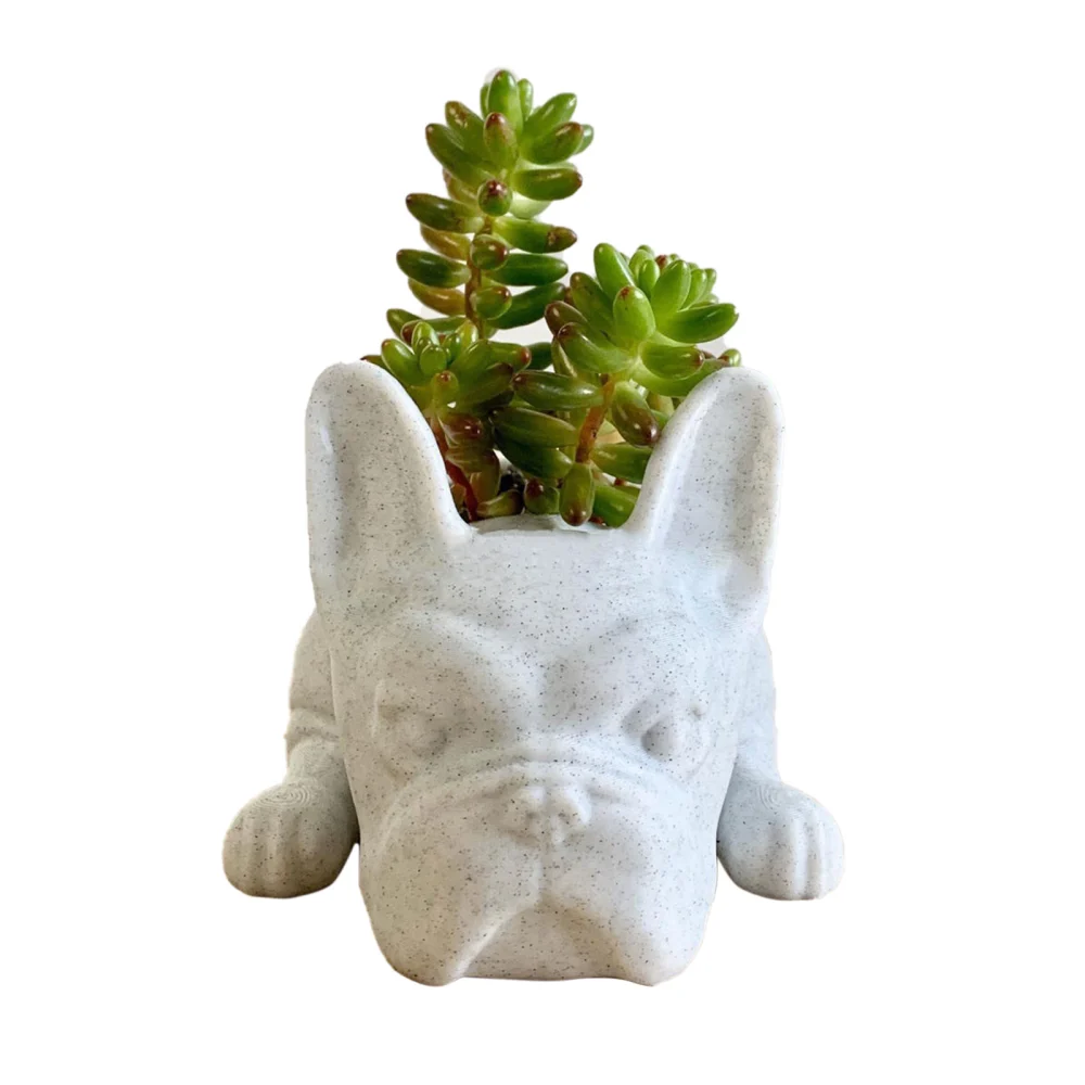 Puppy Pot Decoration Resin Pot Dog Flower Plant Pot