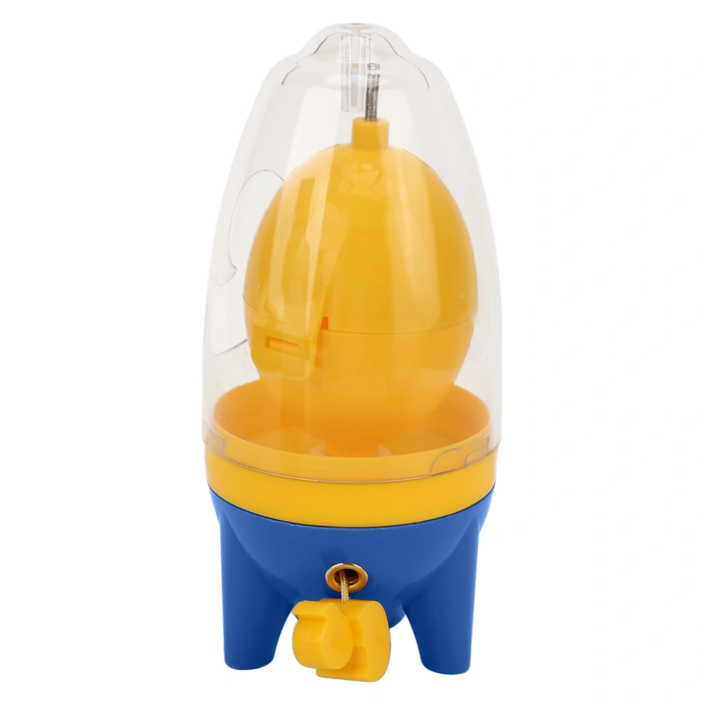 Egg Spinner Fun Shape High Torsion Rotation Homogeneous Hand Powered Portable Golden Egg Maker Blue