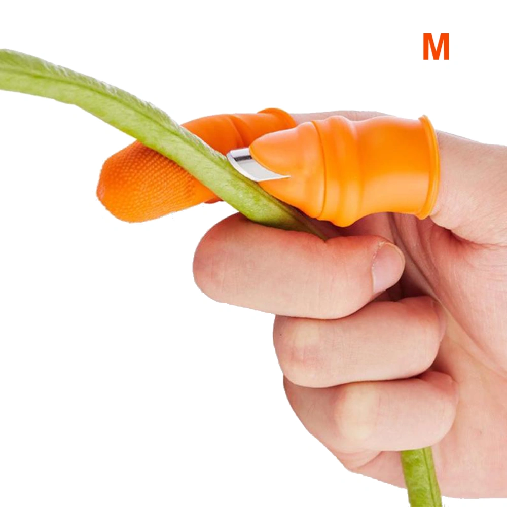 Picking Thumb Cutter Finger Sleeve Set Picking Tool for Harvesting Plant Gardening Fruit Vegetable Picker