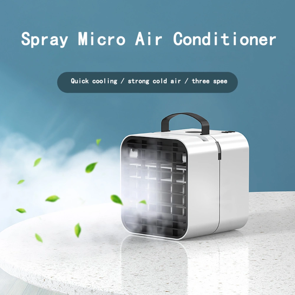 Portable Air Conditioner Mini Air Cooler Personal Mini Air Conditioner with Mist Light for Bedroom Office Camping