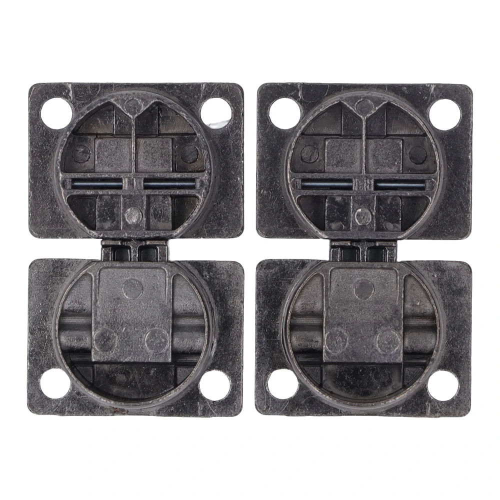 2Pcs Cabinet Door Hinge Zinc Alloy Corrosion Resistance 90 Degrees Cabinet Hinges for Wardrobe Cupboard Flip Down Door