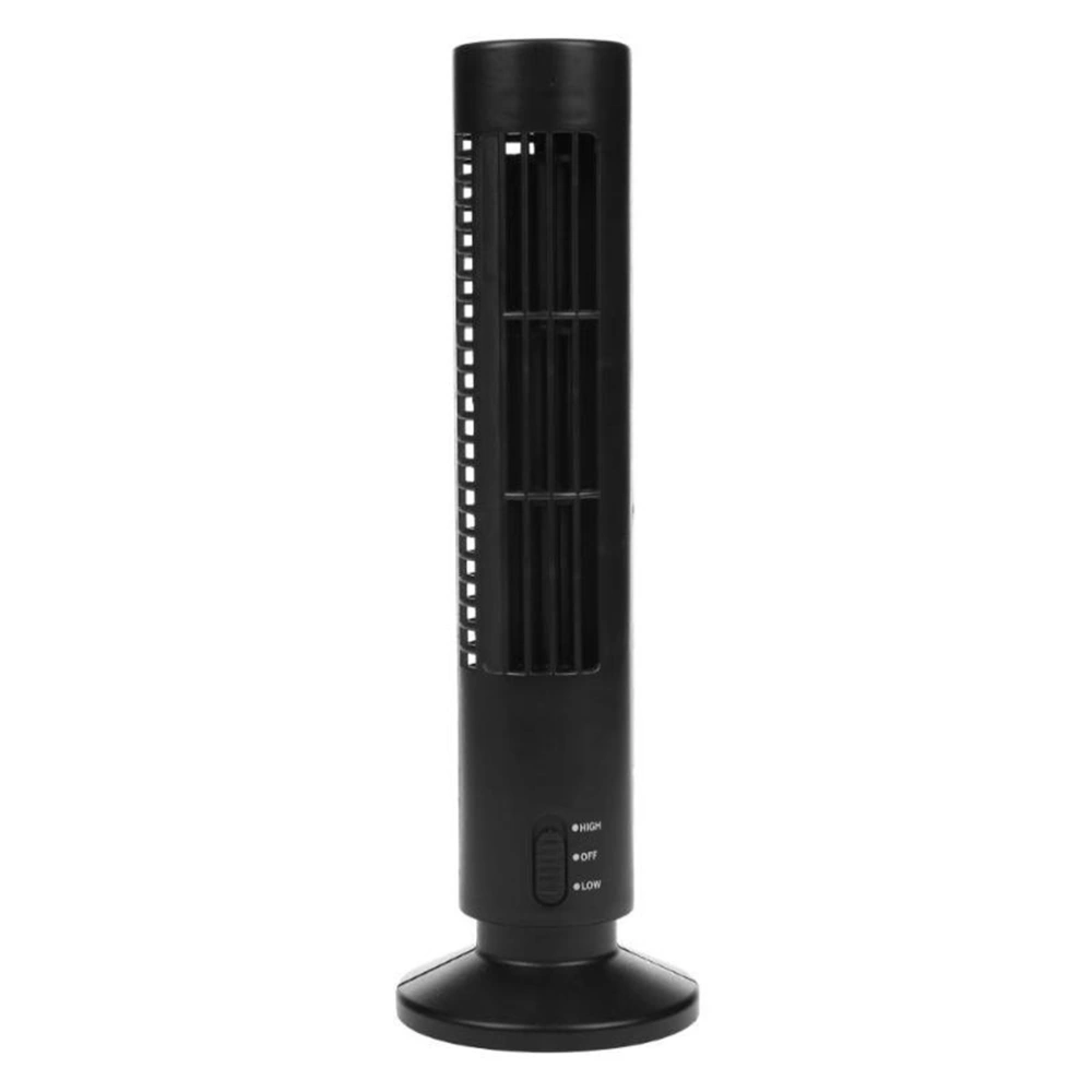 Portable Air Cooler Vertical Bladeless Fan USB Desktop Air Conditioner Fan Mini Cooling Tower Fan for Home Office