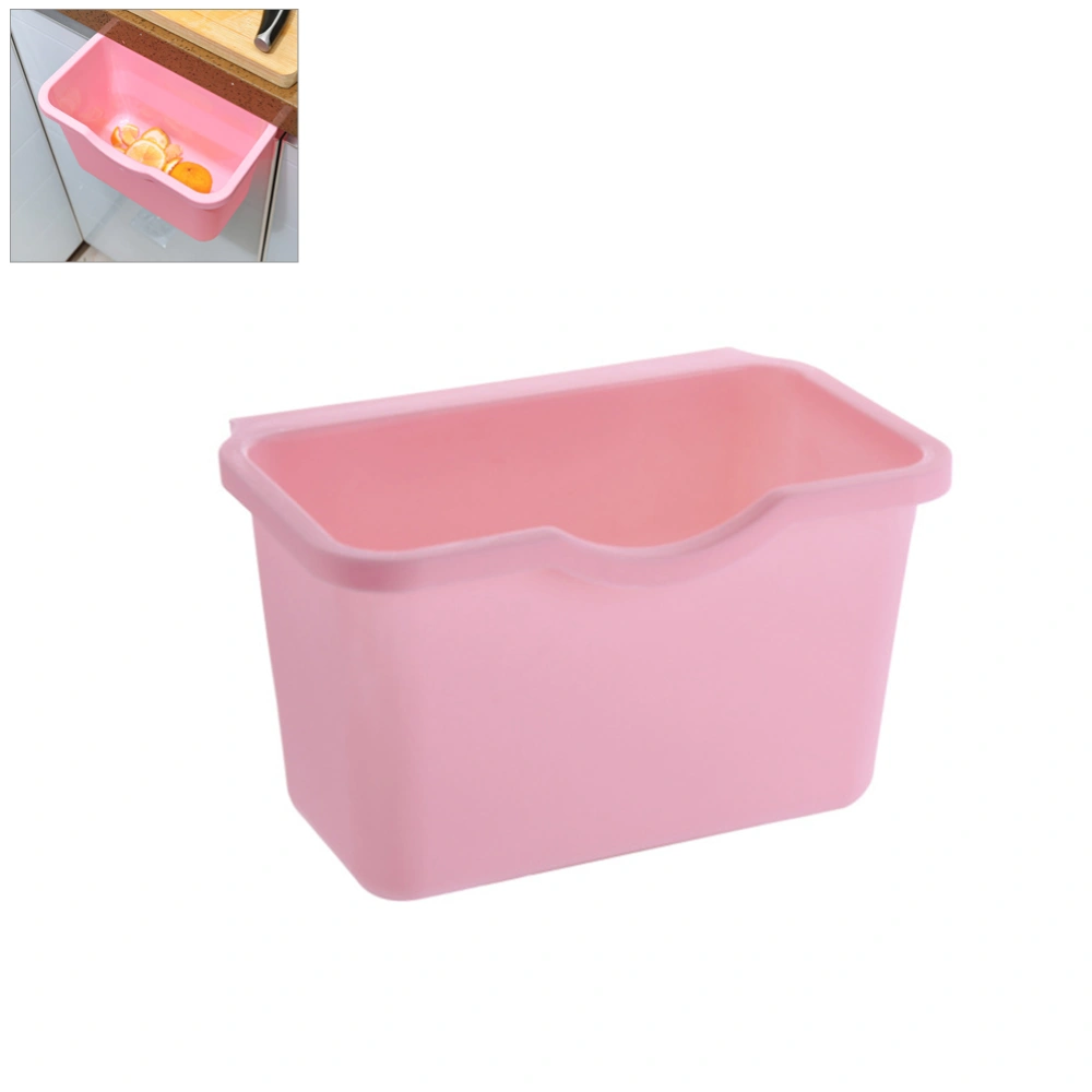 Kitchen Cabinet Door Plastic Basket Hanging Trash Can Waste Bin Garbage Bin Box