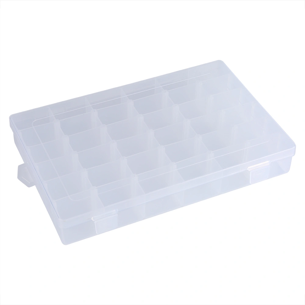 36 Slots Adjustable Storage Box Case Container Home Organizer for Earrings