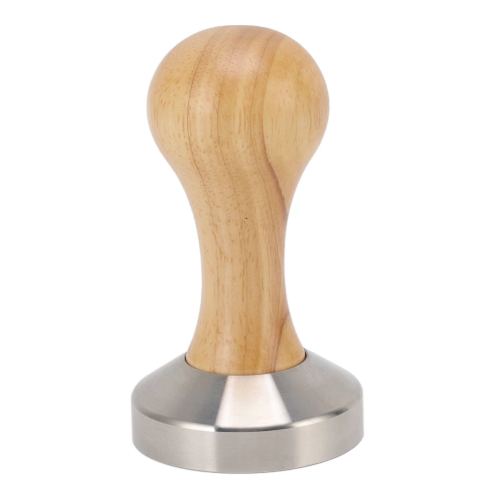 Coffee Tamper Multipurpose 304 Stainless Steel Flat Base Coffee Powder Bean Press Hammer for Coffee Making 51mm/2.01in