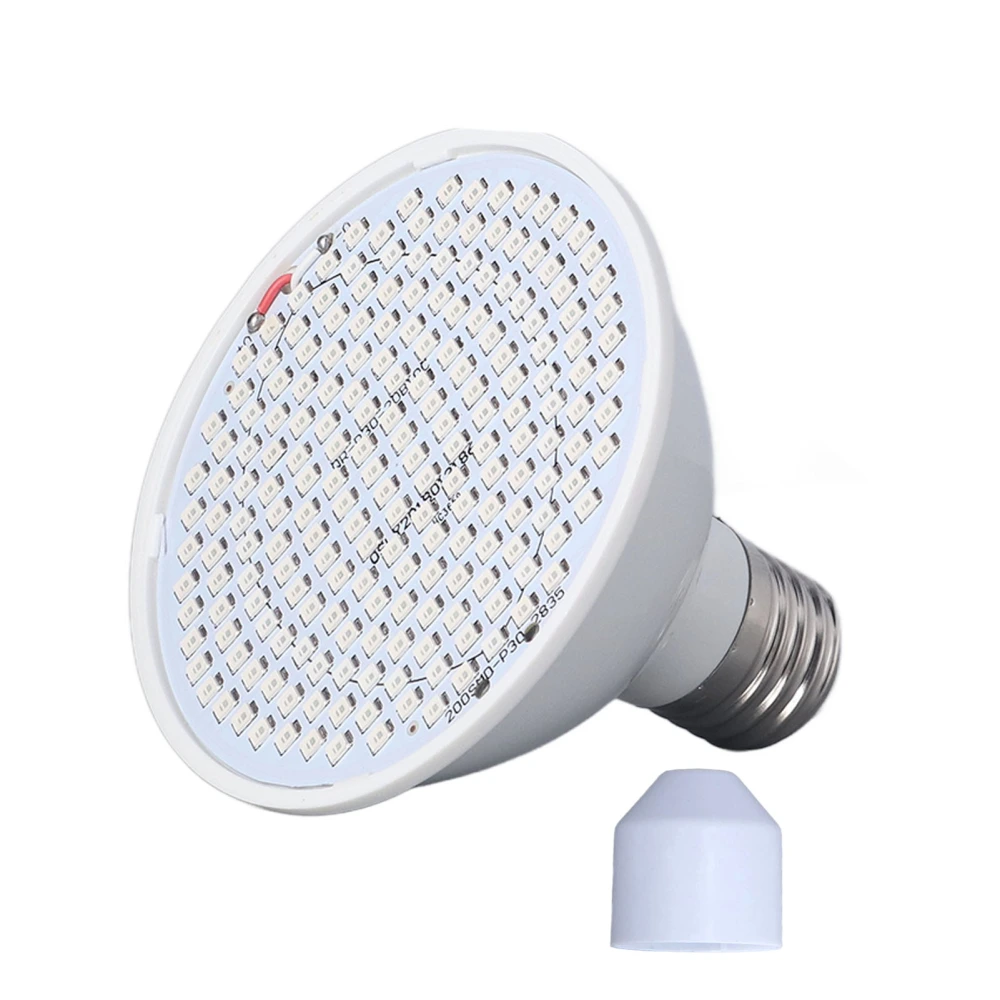 Plant Light E27 Bulb Red Blue Light E27 LED Grow Bulb for Indoor Seedlings 85‑265V E27 200