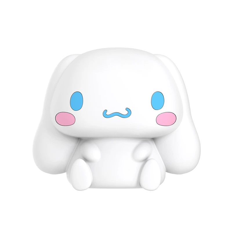 Cinnamoroll Mini Night Light Cute Cartoon Tap Control Eyes Protection Soft Lighting Silicone Nursery Lights