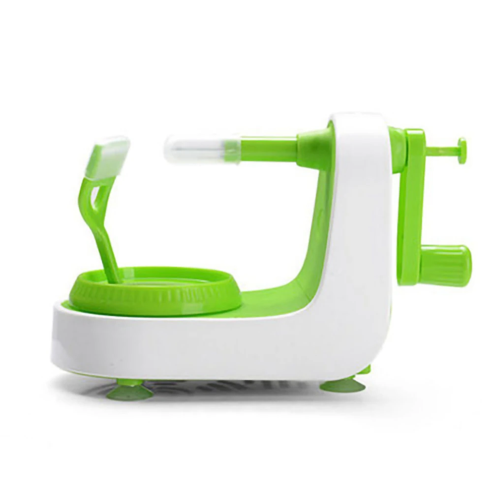 Apple Peeler 360 Degree Rotating Blade Hand Multifunction Fruit Peeler with Base Suction Cup 1pcs Scratcher